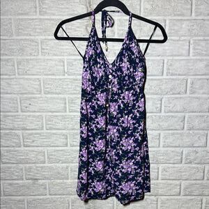 Floral Summer Halter Dress